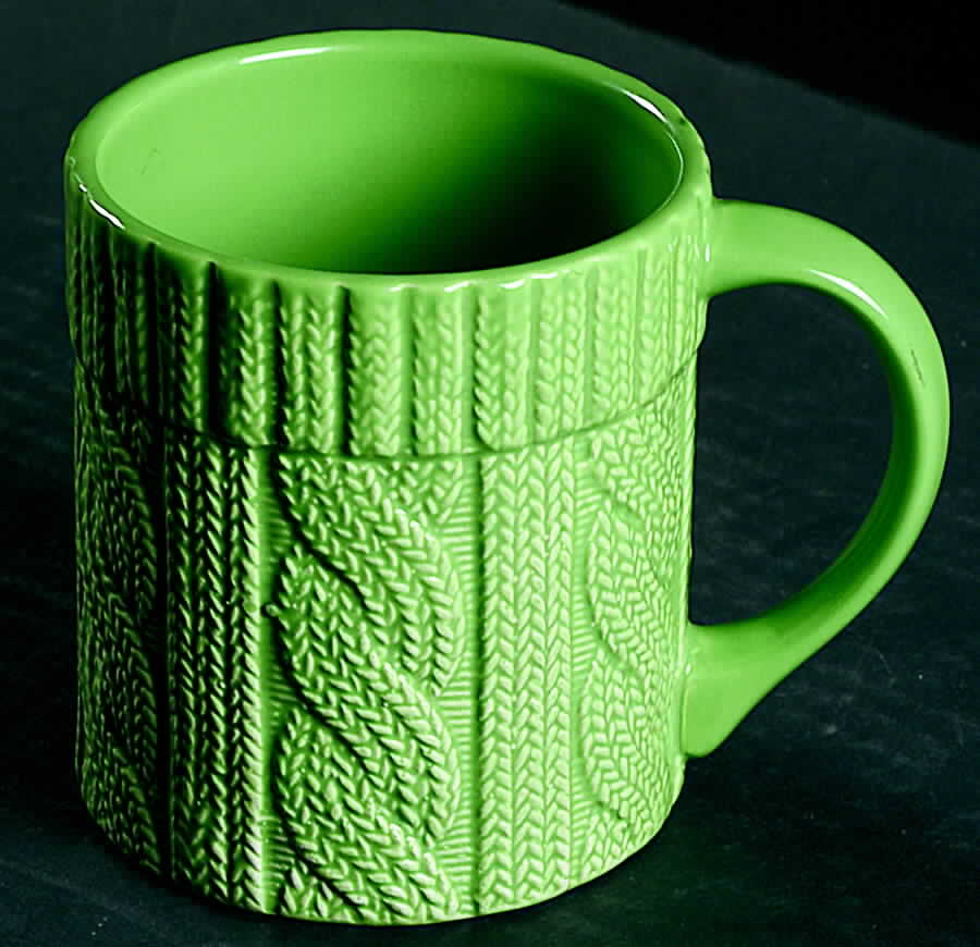 Cable Sweater Green Mug by Ralph Lauren China-1