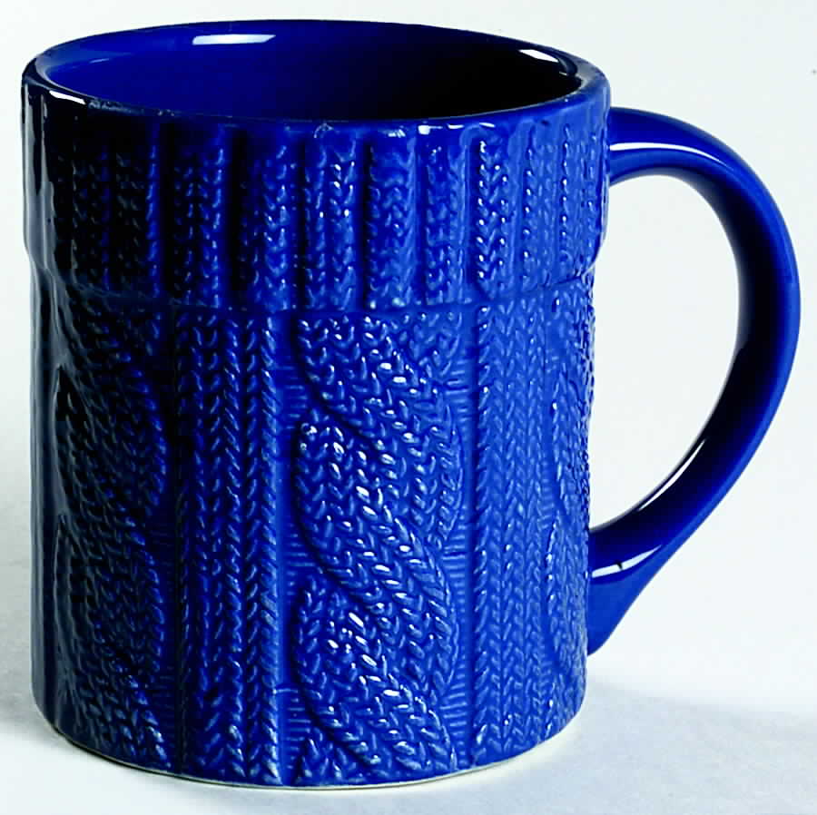 Cable Sweater Dark Blue Mug by Ralph Lauren China-1