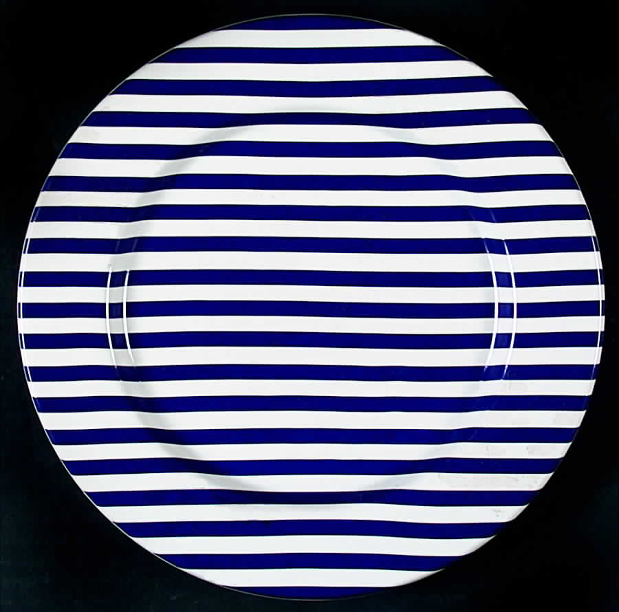 Cricket Stripe Salad Plate by Ralph Lauren China-1