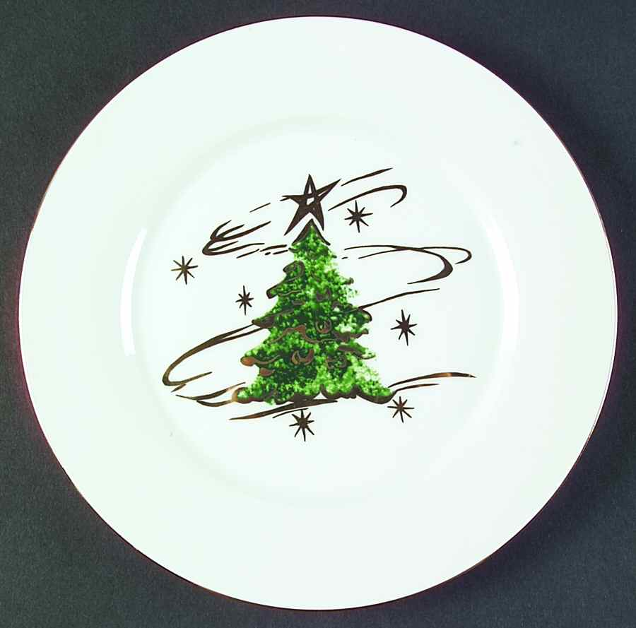 Holiday Magic Salad Plate by Lynn's China-1