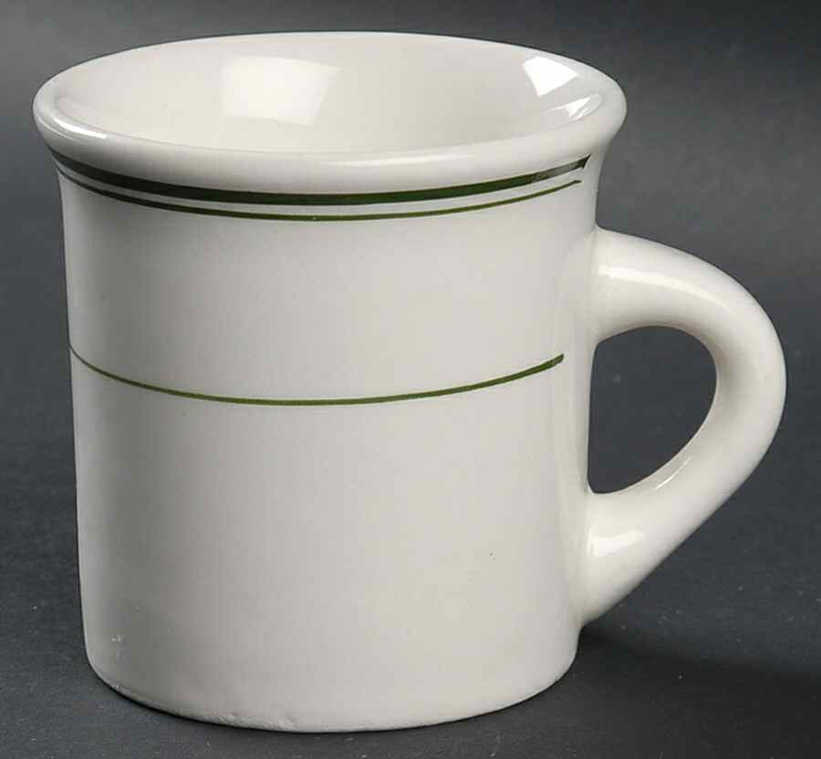 Green Band Mug by Lynn's China-1