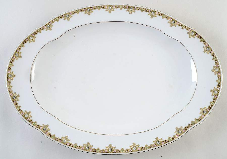 LNT168 16" Oval Serving Platter by Lanternier-1