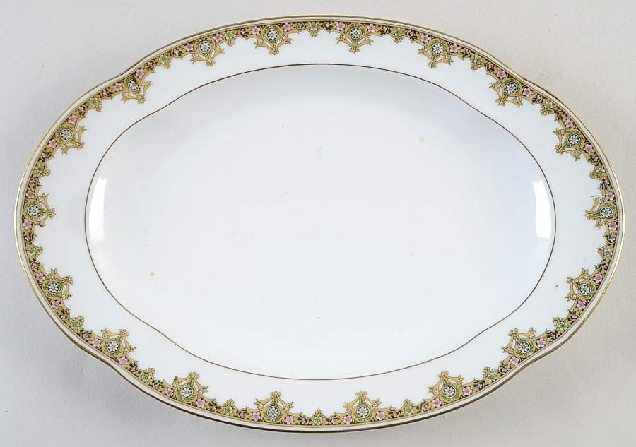 LNT168 12" Oval Serving Platter by Lanternier-1