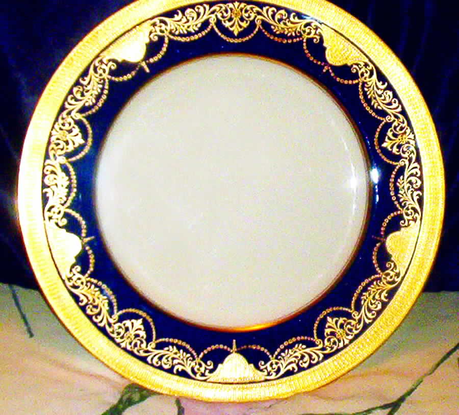 L71A Cobalt Service Plate (Charger) by Lenox-1