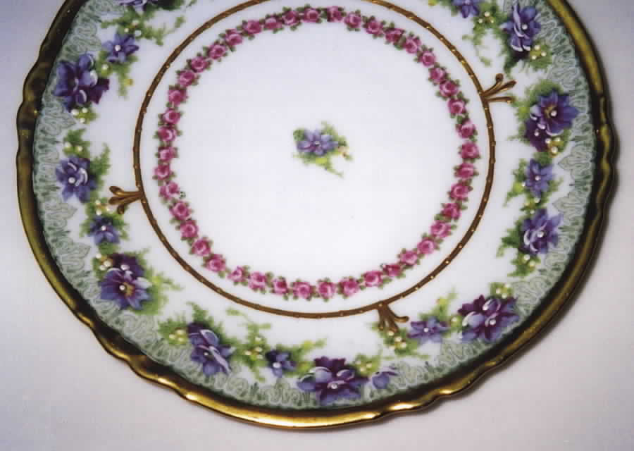 LIM168 Salad Plate by Limoges-French-1