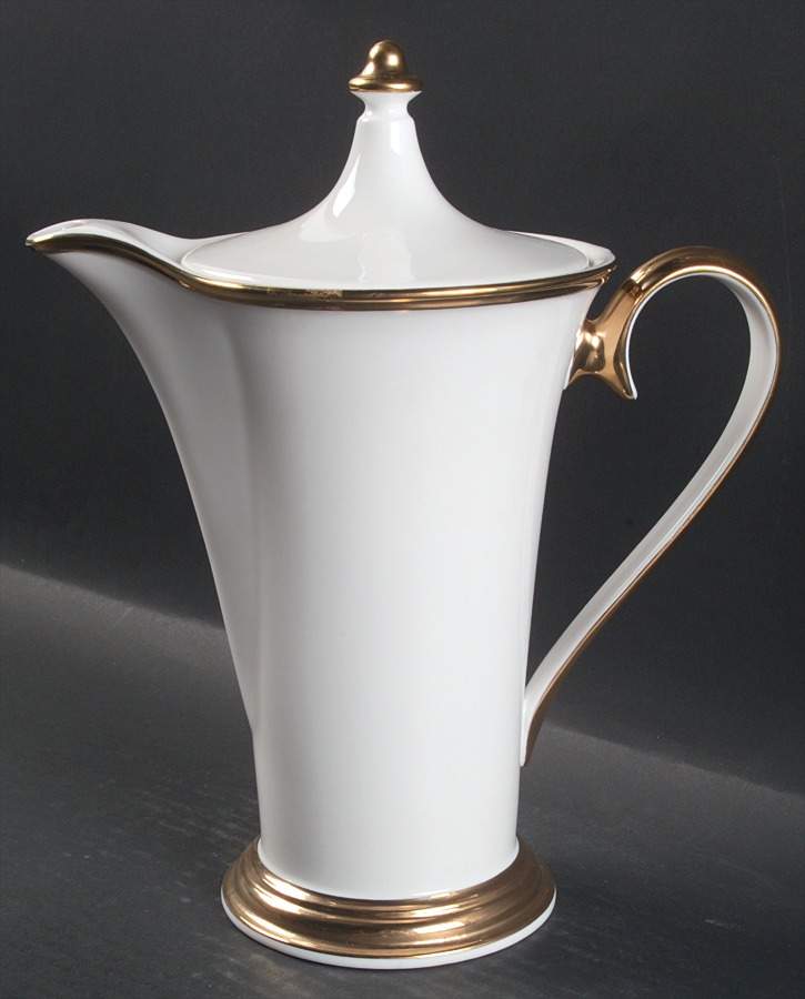 Eternal White Coffee Pot & Lid by Lenox-1