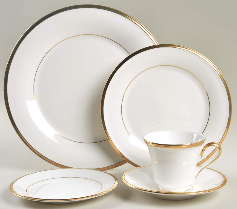 Eternal White 5 Piece Place Setting by Lenox-1