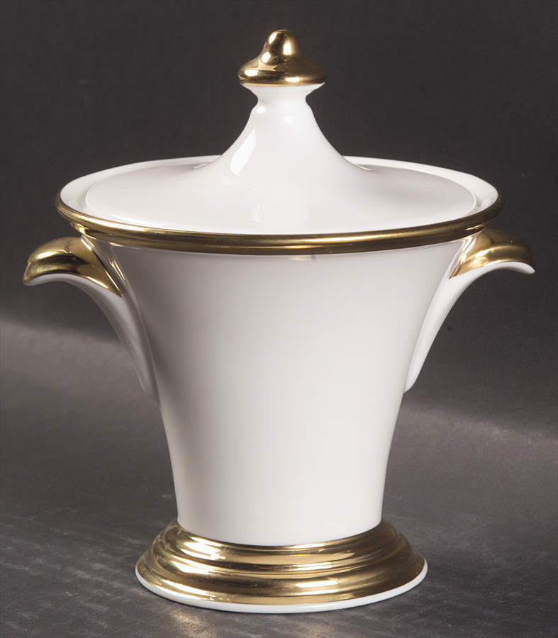 Eternal White Sugar Bowl & Lid by Lenox-1