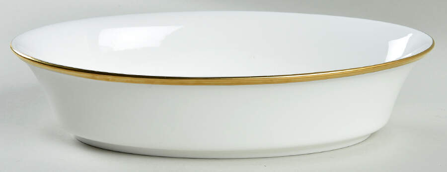Eternal White 10" Oval Vegetable Bowl by Lenox-1