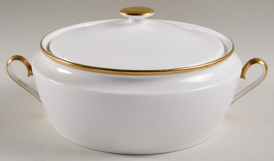 Eternal White Round Covered Vegetable by Lenox-1