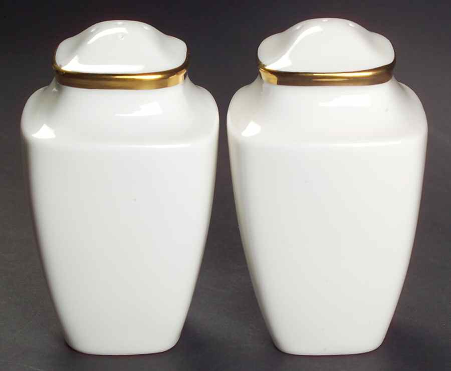 Eternal White Square Salt & Pepper Set by Lenox-1