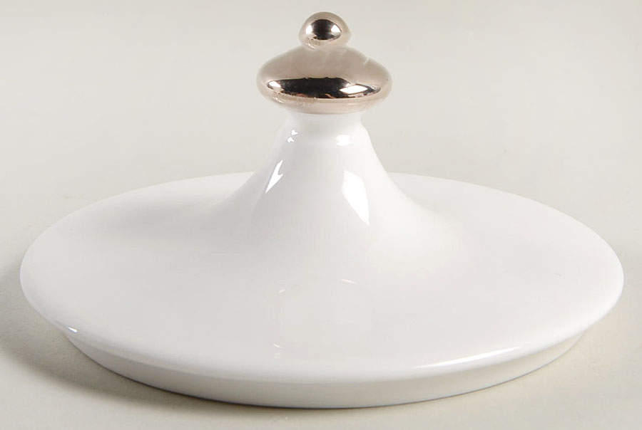 Solitaire White Lid for Sugar Bowl by Lenox-1