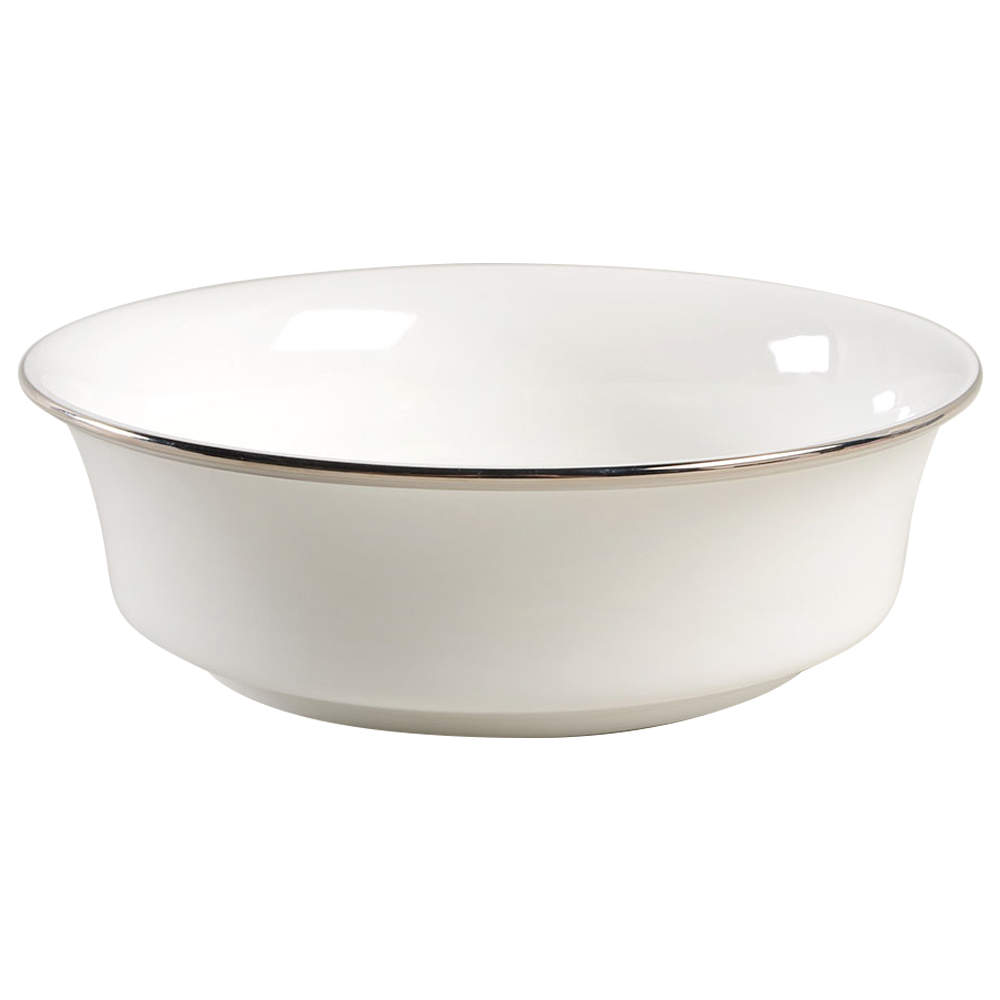 Solitaire White 9" Round Vegetable Bowl by Lenox-1