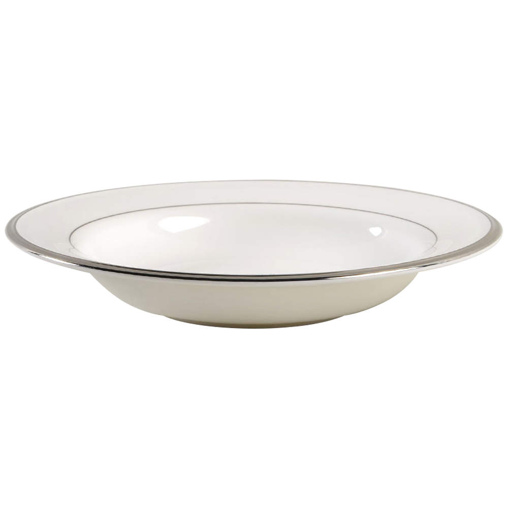 Solitaire White 9" Soup/Pasta Bowl by Lenox-1