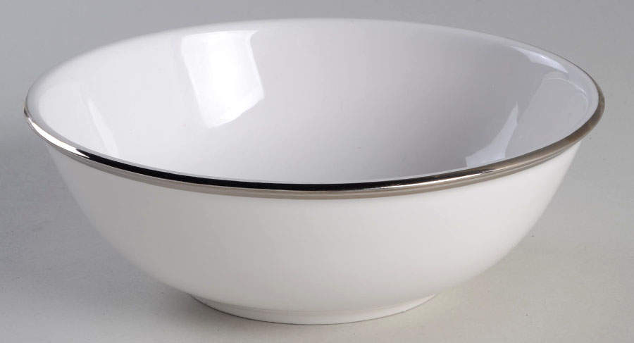 Solitaire White Deep Soup/Cereal Bowl by Lenox-1