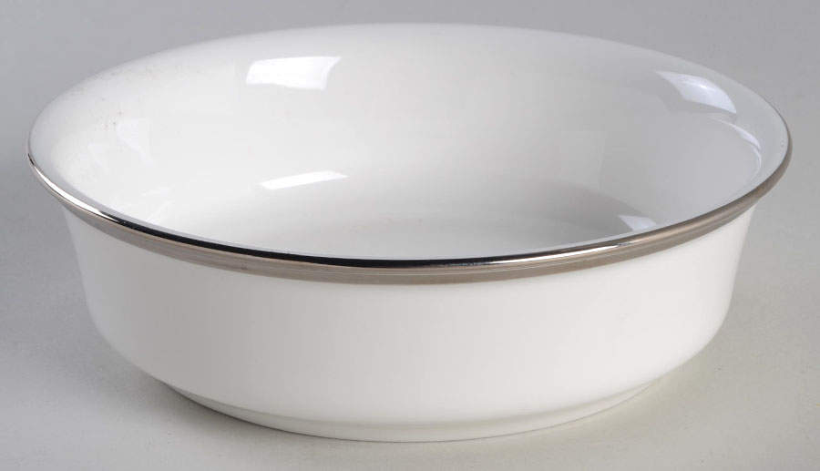 Solitaire White Fruit/Dessert (Sauce) Bowl by Lenox-1