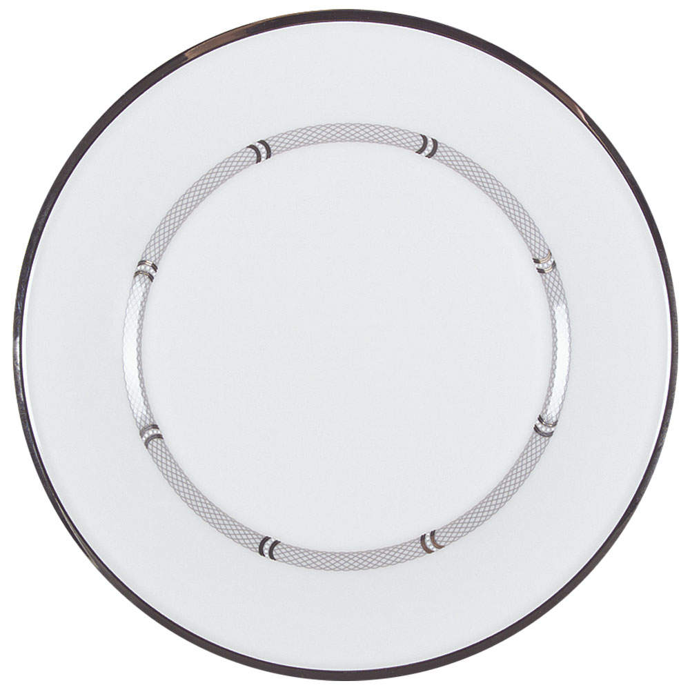 Solitaire White Accent Luncheon Plate by Lenox-1