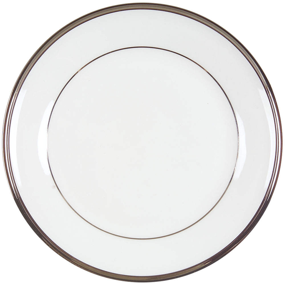 Solitaire White Bread & Butter Plate by Lenox-1