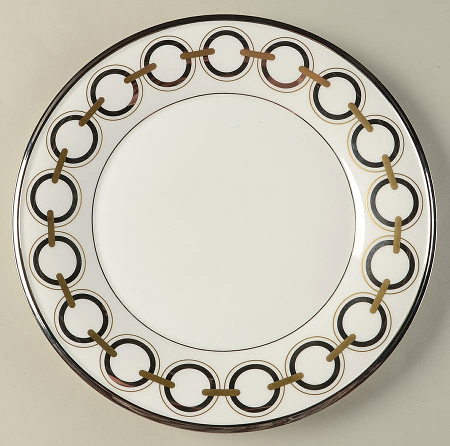 Solitaire White Accent Luncheon Plate by Lenox-1