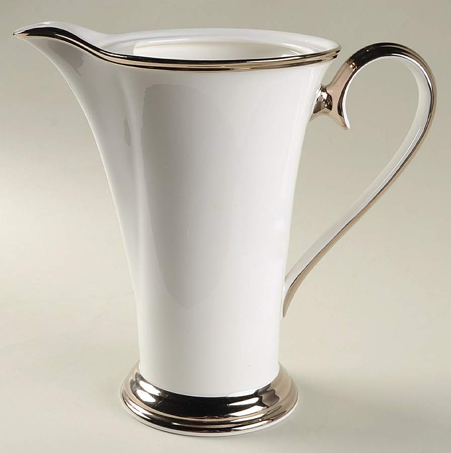 Solitaire White Coffee Pot No Lid by Lenox-1