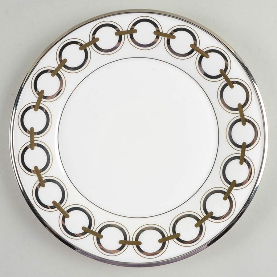 Solitaire White Accent Luncheon Plate by Lenox-1