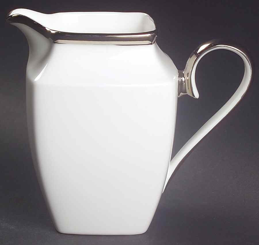 Solitaire White Square Creamer by Lenox-1