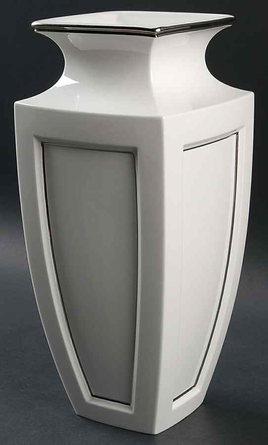 Solitaire White 10" Vase by Lenox-1