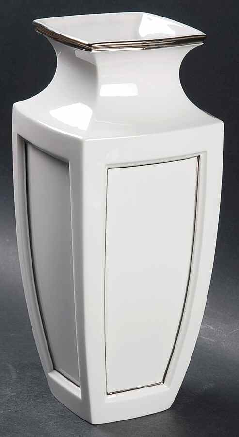 Solitaire White 9" Vase by Lenox-1