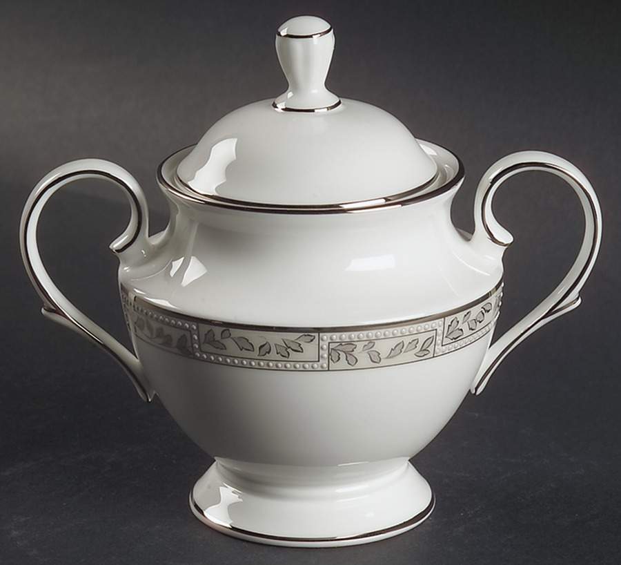 Kensington Square Sugar Bowl & Lid by Lenox-1
