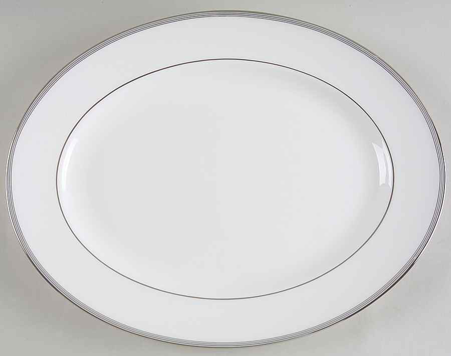 Columbus Circle 13" Oval Serving Platter by Lenox-1