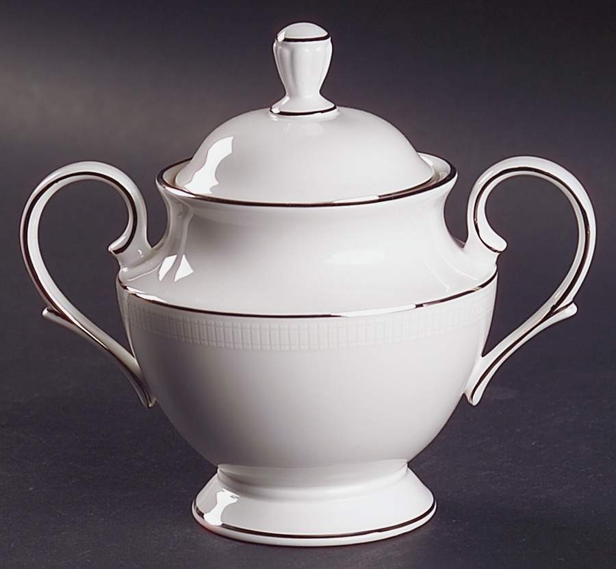 Tribeca Sugar Bowl & Lid by Lenox-1