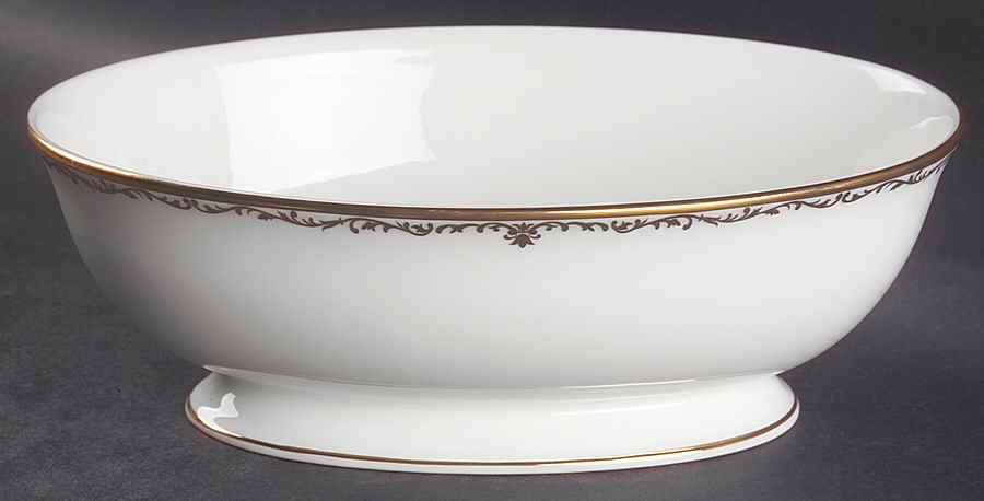 Coronet Gold 9" Oval Vegetable Bowl by Lenox-1