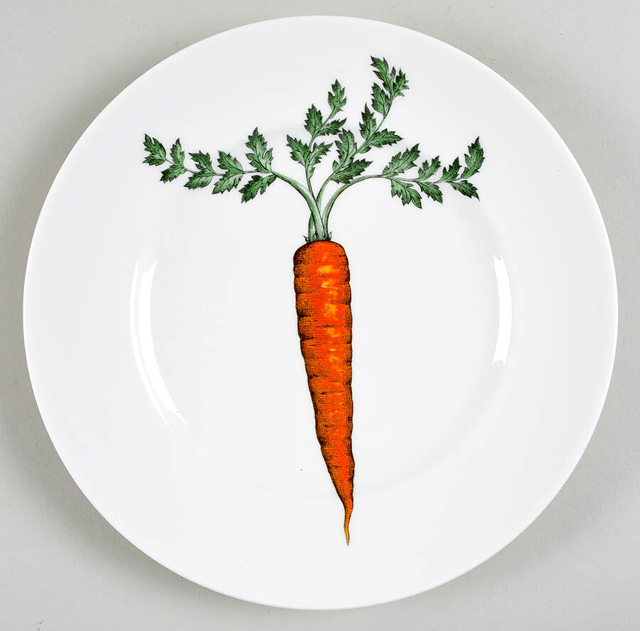 Continental Dining Carrot Luncheon/Salad Plate by Lenox-1