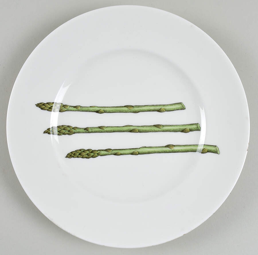 Continental Dining Asparagus Luncheon/Salad Plate by Lenox-1