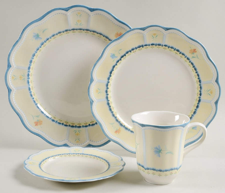 Provencal Blossom 4 Piece Place Setting by Lenox-1