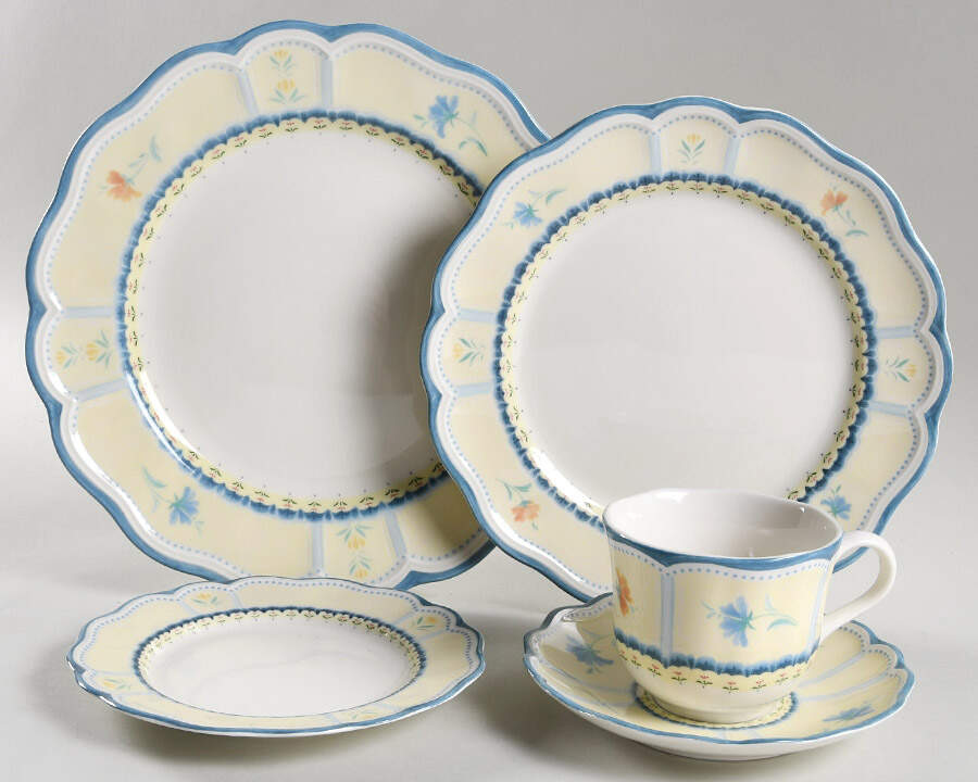 Provencal Blossom 5 Piece Place Setting by Lenox-1