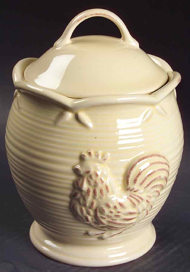Provencal Garden Small Canister & Lid by Lenox-1