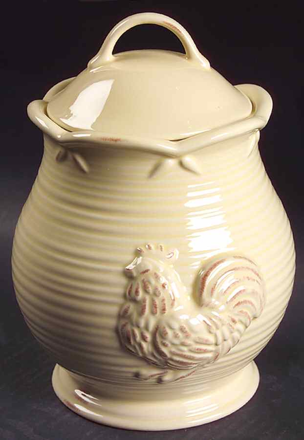 Provencal Garden Medium Canister & Lid by Lenox-1