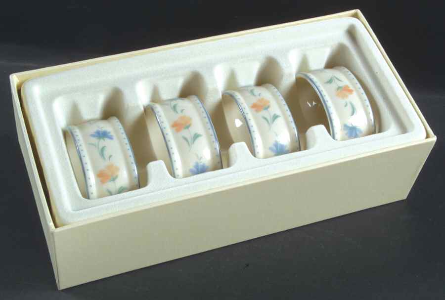 Provencal Blossom Napkin Ring - Set of 4 by Lenox-1