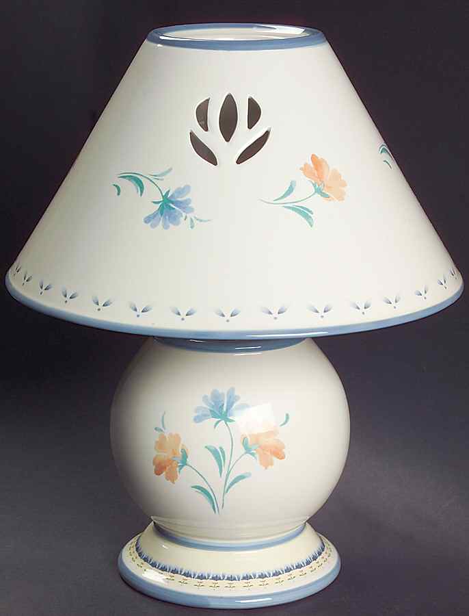 Provencal Garden Candle Lamp & Shade by Lenox-1