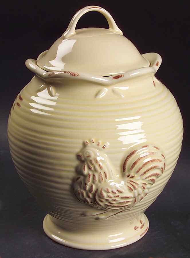 Provencal Garden Large Canister & Lid by Lenox-1