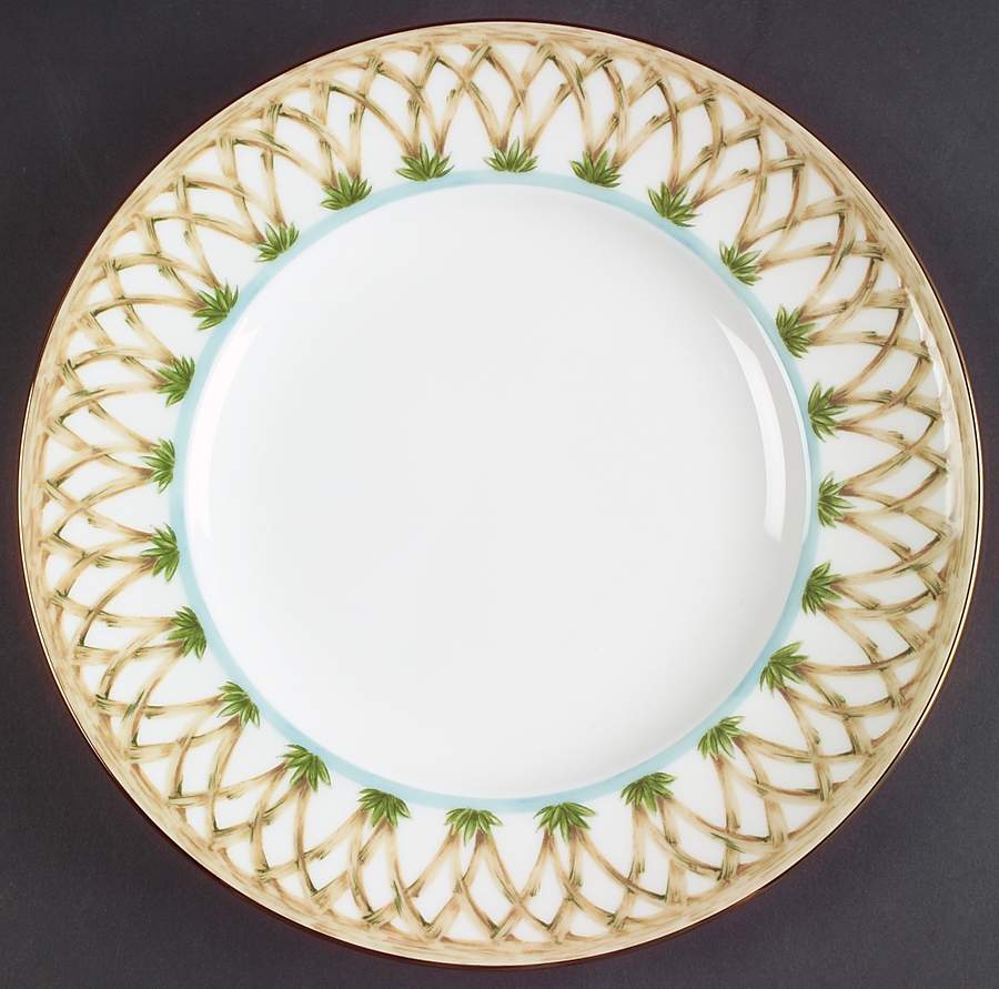 Colonial Bamboo Accent Luncheon Plate by Lenox-1