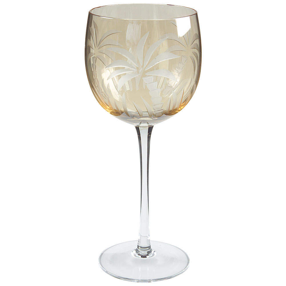 British Colonial Scenic (Accessories) Glassware Amber Balloon Wine by Lenox-1
