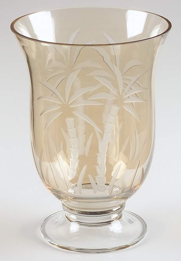 British Colonial Scenic (Accessories) 9" Glassware Hurricane by Lenox-1