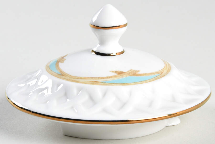 British Colonial Scenic (Accessories) Lid for Carved Teapot by Lenox-1