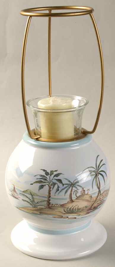 British Colonial Scenic (Accessories) Candle Lamp No Shade by Lenox-1