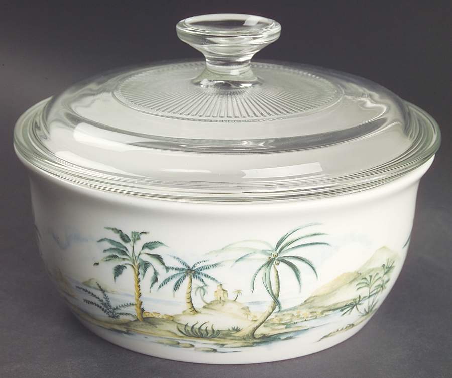 British Colonial Scenic (Accessories) 1.5 Qt Round Covered Casserole by Lenox-1
