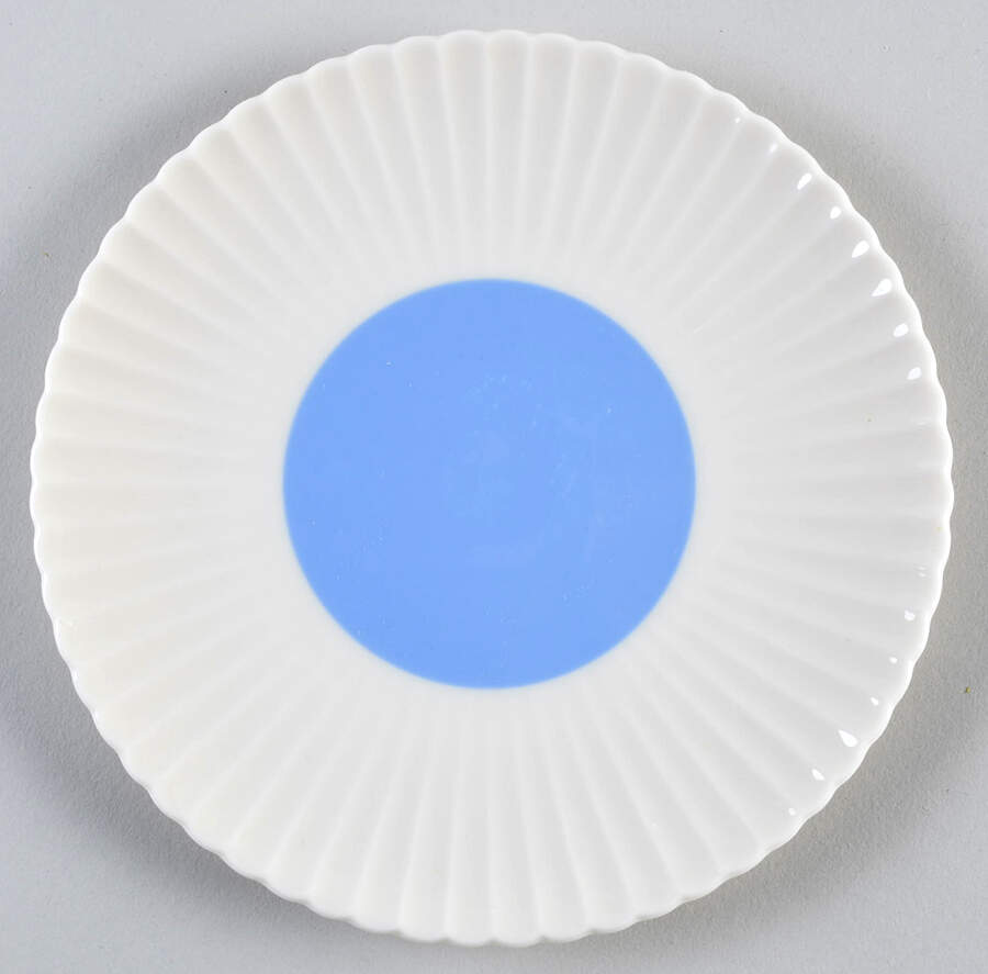 Temple (Blue Center) Saucer for Cream Soup Bowl by Lenox-1