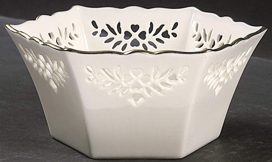 Shelburne (Giftware) 5" Hexagonal Bowl by Lenox-1
