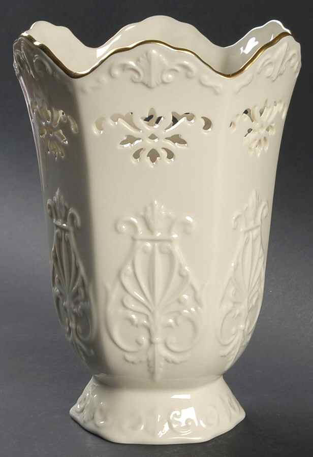 Langtry Collection 8" Pierced Vase by Lenox-1